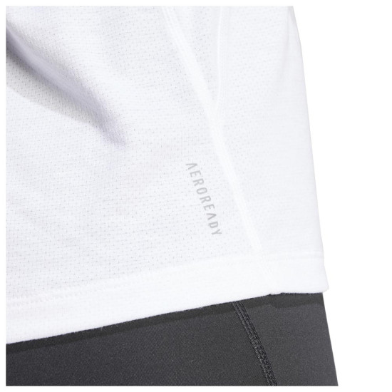 Adidas Γυναικεία κοντομάνικη μπλούζα Own the Run 3-Stripes Tee